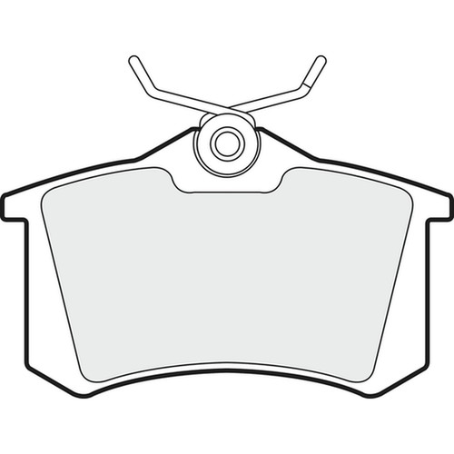 Brake pads set - set, for