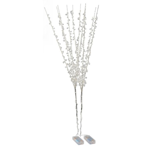Set jewelled led twig - set, of