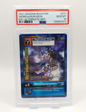 Digimon WereGarurumon EX1-017 Alternative Art Card PSA Graded 10 Gem Mint