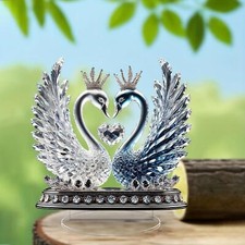 Swan Couple Statue