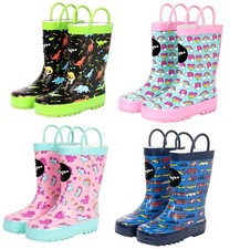 Fringoo Children's Wellington Boots Boys & Girls Wellies for Kids Waterproof