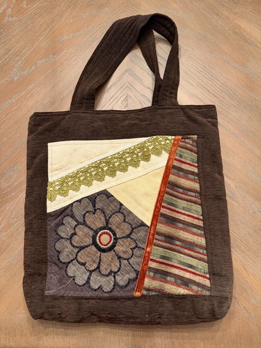Boho patchwork tote bag - patchwork,
