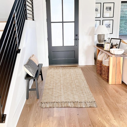 Cotton runner rug 150x60cm - cotton,