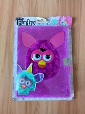 Furby Furry Purple Lockable Plush Notebook Diary 2013 Blue Sky Studios - 18 cm