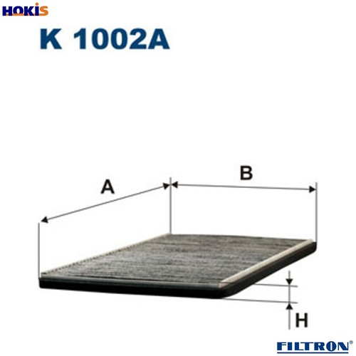 Filter cabin air 1002a - cabin,