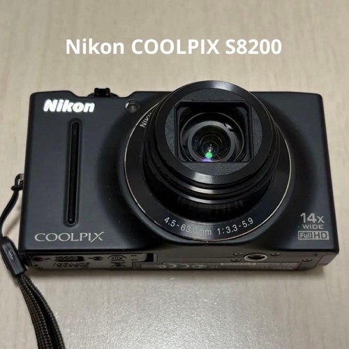 Nikon coolpix s8200 black - coolpix,