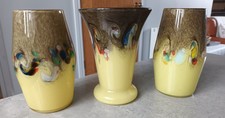 VINTAGE STRATHEARN GLASS VASES