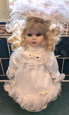 Vintage Porcelain Doll "Mary"- 14" High   Salco Dolls of Distinction Collection