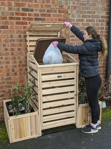 Single wheelie bin - single, store