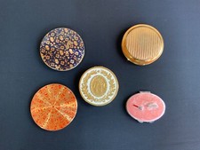 4 x Vintage Compacts Inc. Elizabeth Arden Napolean Crest + Double Mirror Compact