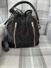 Ellos Black Genuine Leather  &