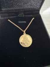 9ct Yellow Gold 22x17mm Double