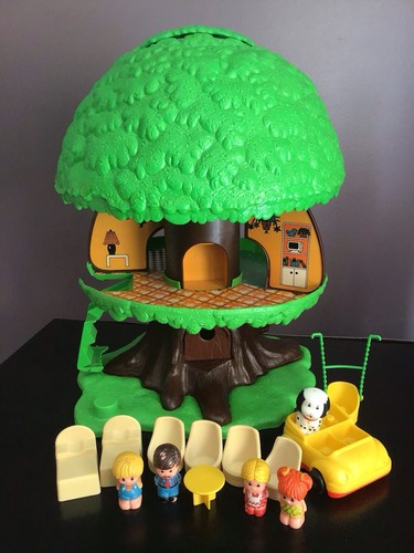 Vintage tree tots treehouse - tree,