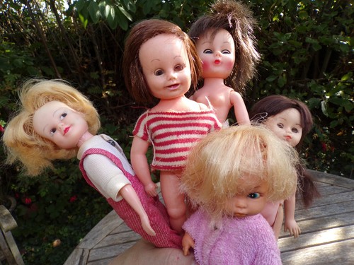 Bundle vintage dolls - bundle,