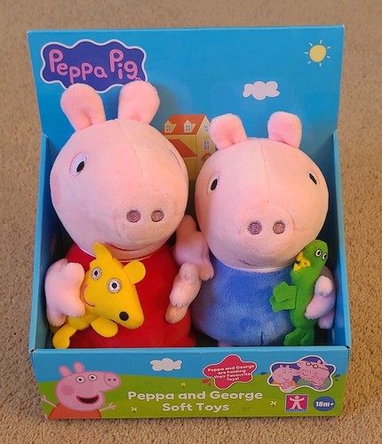 Hasbro peppa pig plush set - peppa,