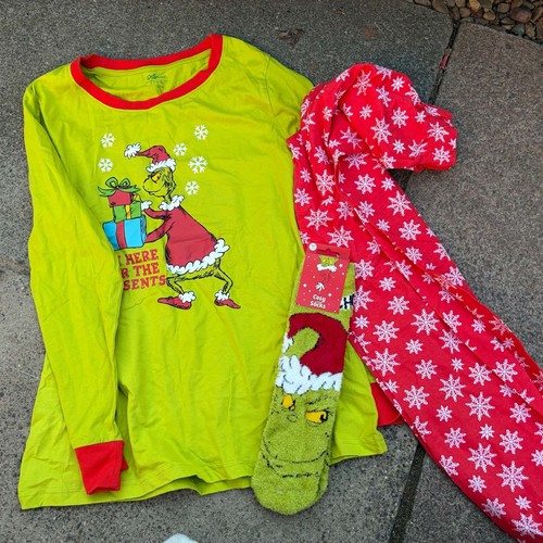 Pyjamas set grinch - 12-14, and