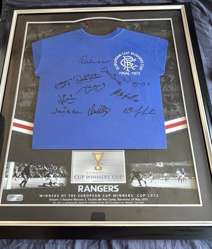 Rangers signed shirt - rangers,