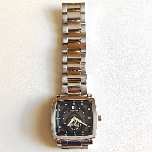 Police men square black - men's,