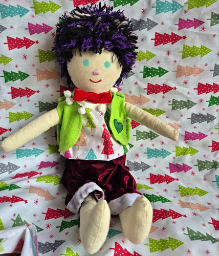 Rag cloth doll soft body - &,