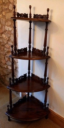Antique victorian four shelf - antique,