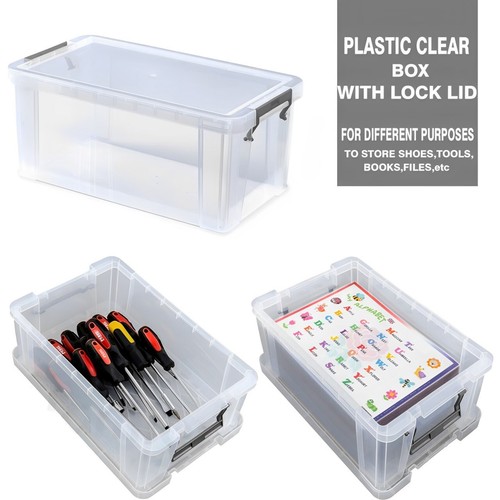 Cary boxes clear plastic 7l - plastic,