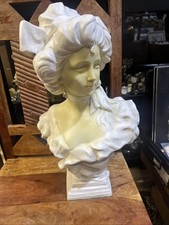 Vintage Pandora Bust Sculpture Statue Art Deco Sculpture Figure Home Decor Gift