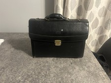 Montblanc Black Leather Briefcase - Meisterstück 30858 With Tags Nearly New