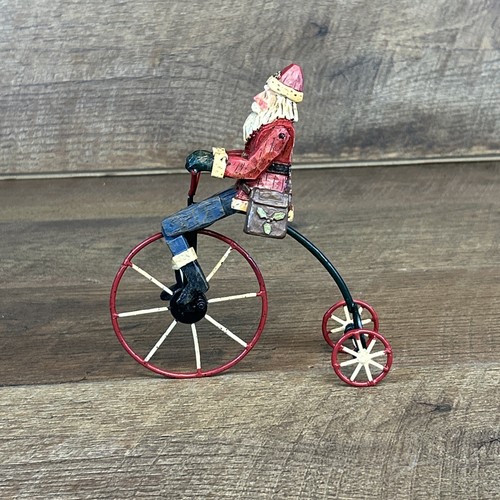 Wooden santa metal - santa, on