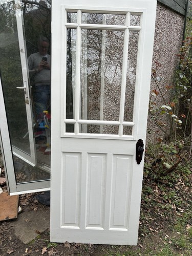 1930s door with glass panes - 1930s,