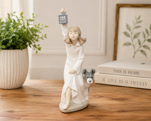 Nao lladro girl with - girl, &