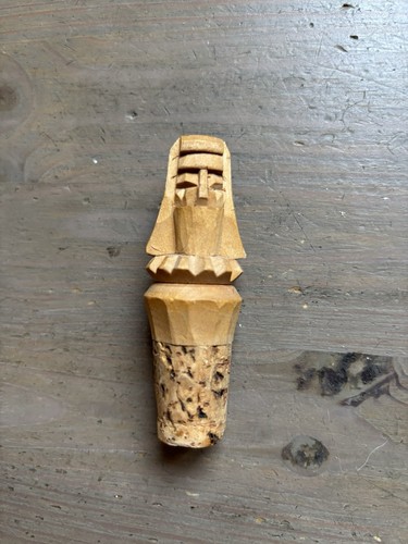 Vintage hand carved wooden - vintage,