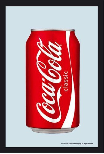 Coca cola can mirror - coca-cola, wall