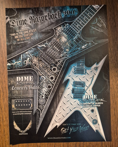 Dean guitars dime razorback - dean,