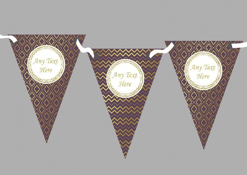 Plum purple gold quatrefoil - plum,