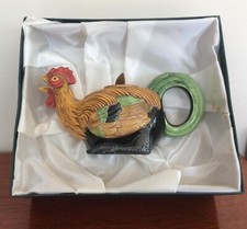 Minton Majolica Archive Collection  Cockerel Teapot 24/2500 Boxed VGC