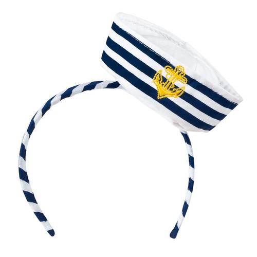 Navy sailor headband hat - sailor,
