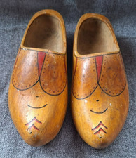 Vintage Dutch Wooden Clogs