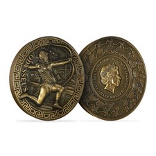 Antique Bronze Collectible Coin Greek Mythology Troy Collection - Odysseus