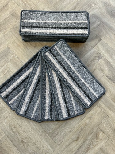 Striped stair carpet - carpet,