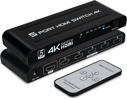 Hdmi switch out 5 - hdmi, in