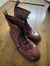 Dr Martens Doc Martens Ox Blood Leather Boots Size 10