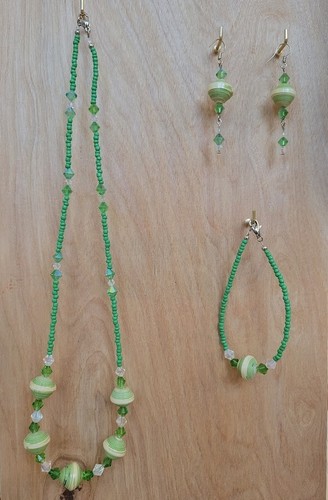 Paper bead piece set - bead, 3
