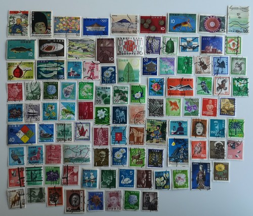 Japan stamps collection 100 - stamps,
