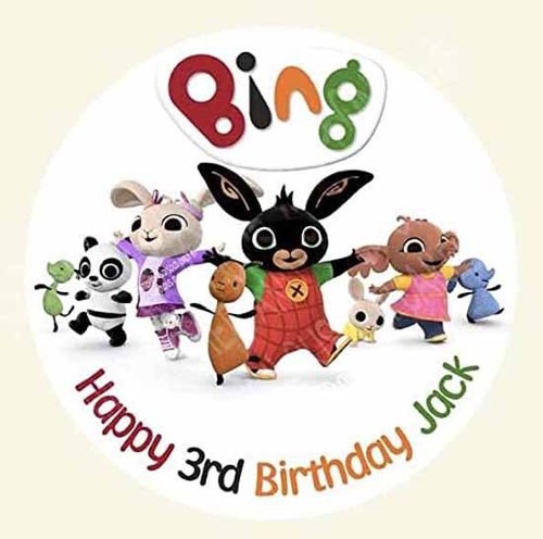 Bing personalized cake - personalized,