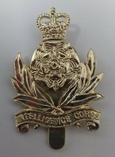 Genuine British Army Intelligence Corps Issue Insignia Metal Dress Hat Badge  