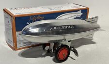 SCHYLLING CLOCKWORK TINPLATE ALUMINUM AIRSHIP BOXED WINDUP TOY