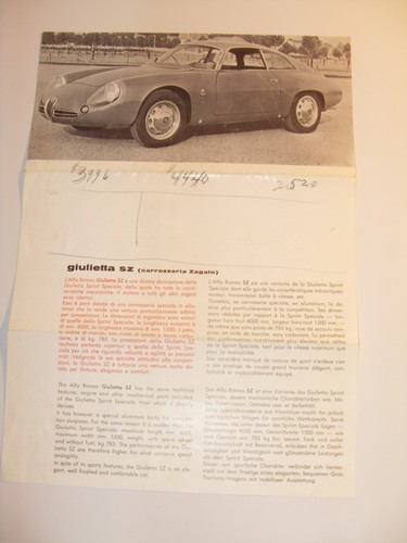 Alfa romeo giulietta zagato - giulietta,