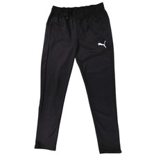 Puma Mens Joggers Tracksuit Bottoms Size M Black Tapered Leg