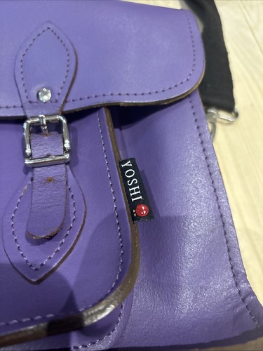 Yoshi purple leather satchel - yoshi,