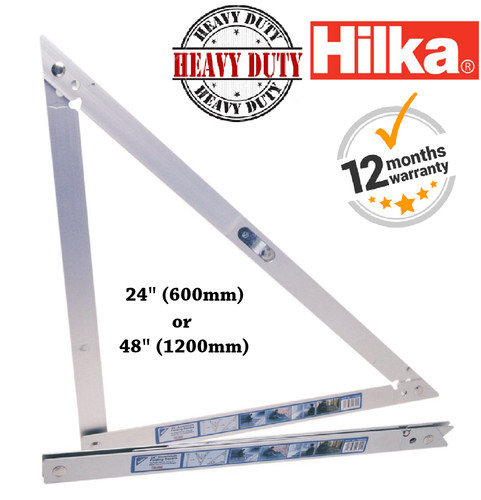 Aluminum folding square - folding, 24"
